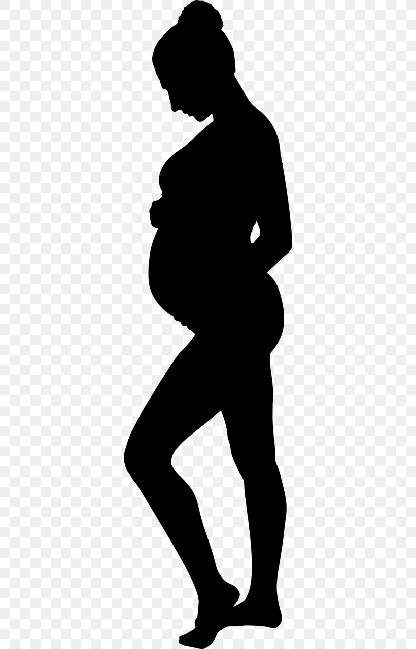 Pregnancy Woman Mother Silhouette, PNG, 640x1280px, Watercolor, Cartoon, Flower, Frame, Heart Download Free