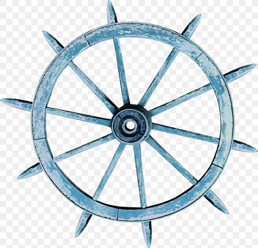 Wheel Rudder Watercraft, PNG, 2497x2408px, Wheel, Alloy Wheel, Bicycle Wheel, Blue, Hardware Accessory Download Free