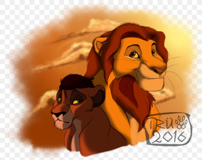Lion Tiger Illustration Cartoon Desktop Wallpaper, PNG, 1004x796px, Lion, Art, Big Cats, Carnivoran, Cartoon Download Free