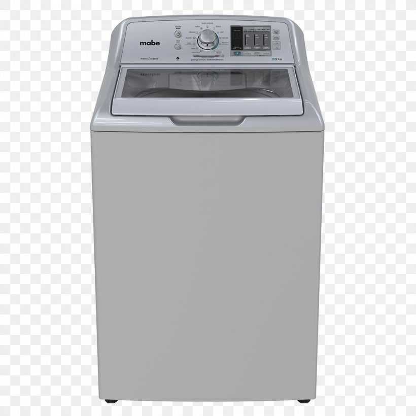 Washing Machines Mabe Clothes Dryer Home Appliance, PNG, 1000x1000px, Washing Machines, Cleaning, Clothes Dryer, Clothing, Grupo Elektra Download Free