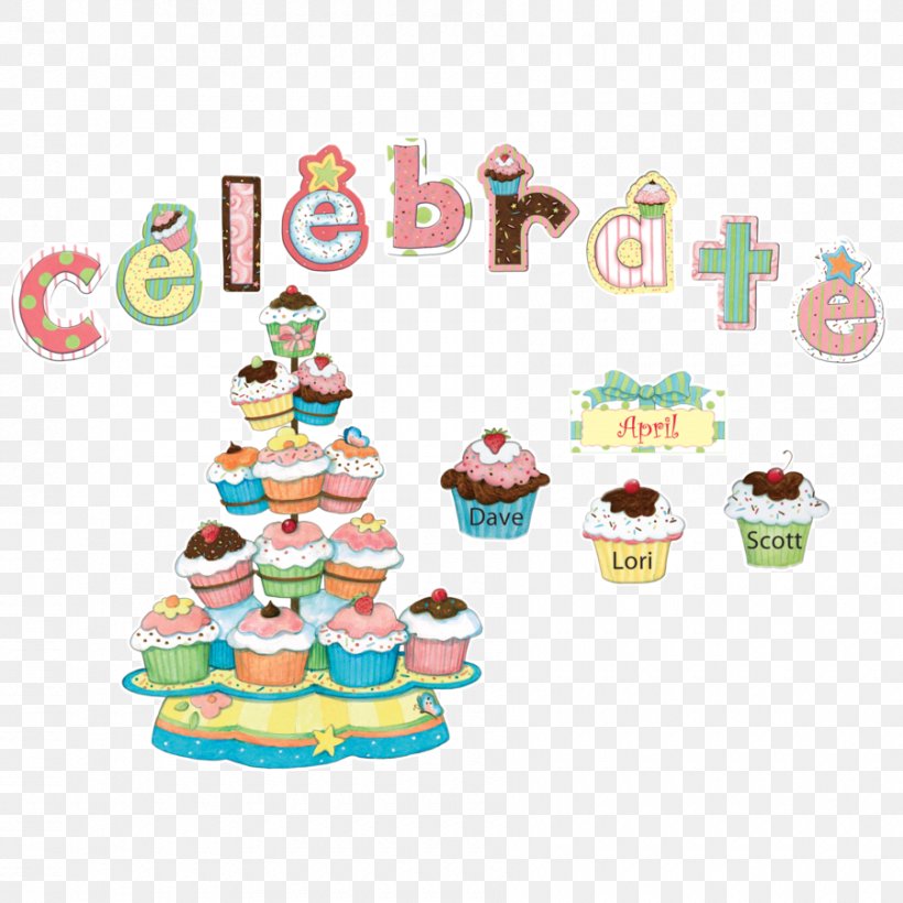Birthday Cupcakes Happy Birthday Classroom, PNG, 900x900px, Birthday, Birthday Cake, Birthday Cupcakes, Bulletin Board, Cake Download Free