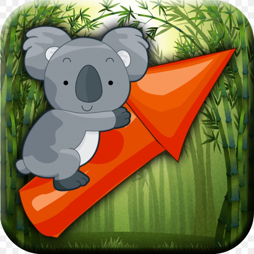 Koala Bear Cartoon Poster, PNG, 1024x1024px, Koala, Bear, Cartoon, Grass, Mammal Download Free