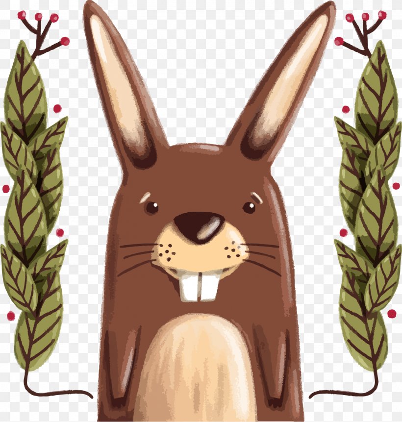 Rabbit Cartoon Download, PNG, 1505x1581px, Rabbit, Animal, Cartoon, Ear, Easter Bunny Download Free