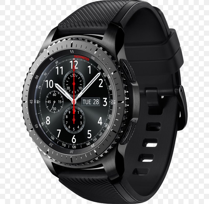 Samsung Gear S3 Samsung Galaxy Gear Smartwatch, PNG, 652x800px, Samsung Gear S3, Black, Brand, Fitbit, Hardware Download Free