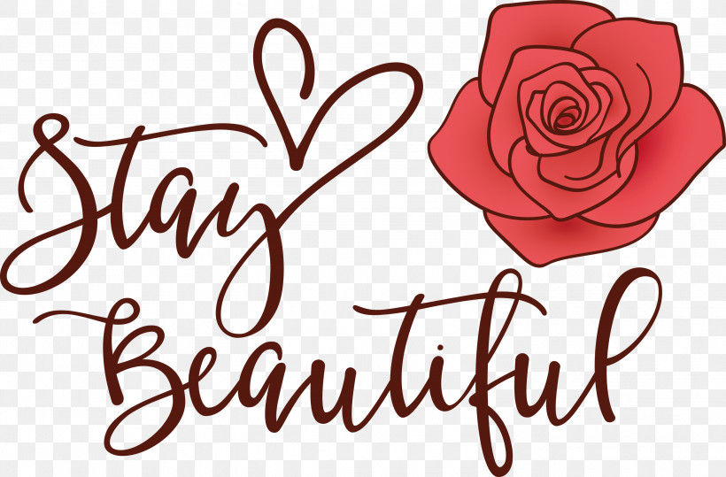 Stay Beautiful Fashion, PNG, 3000x1972px, Stay Beautiful, Calligraphy, Cut Flowers, Fashion, Floral Design Download Free