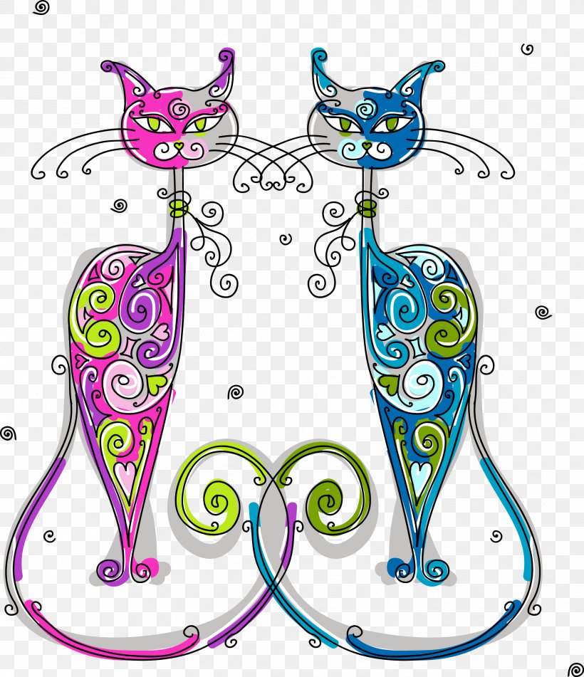 Cat Kitten Clip Art, PNG, 2384x2767px, Cat, Art, Artwork, Black Cat, Body Jewelry Download Free