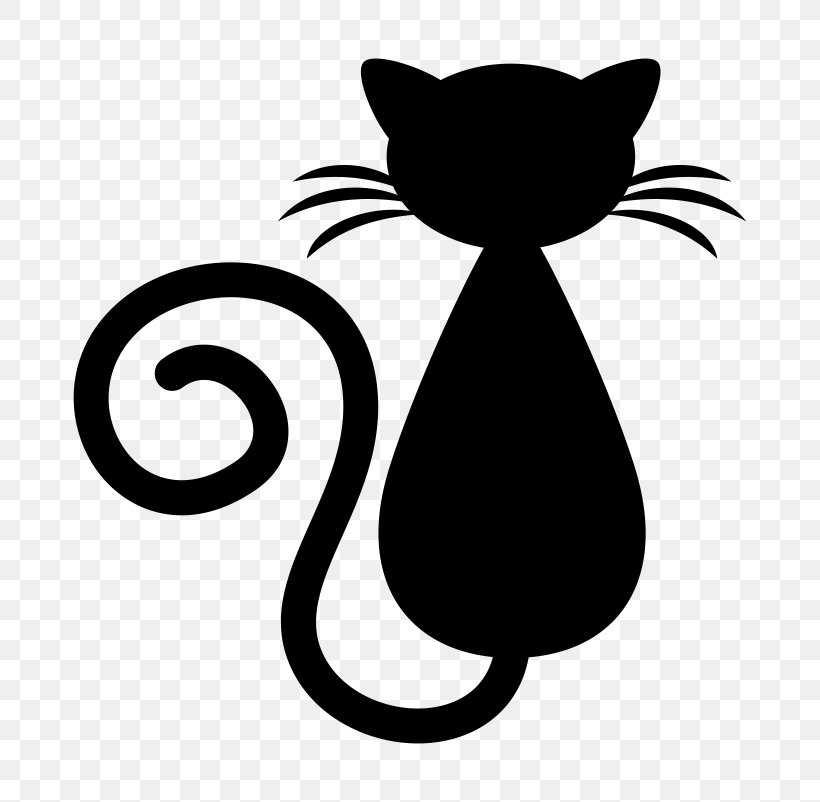 Cat Wall Decal Sticker Paper, PNG, 802x802px, Cat, Artwork, Black, Black And White, Black Cat Download Free