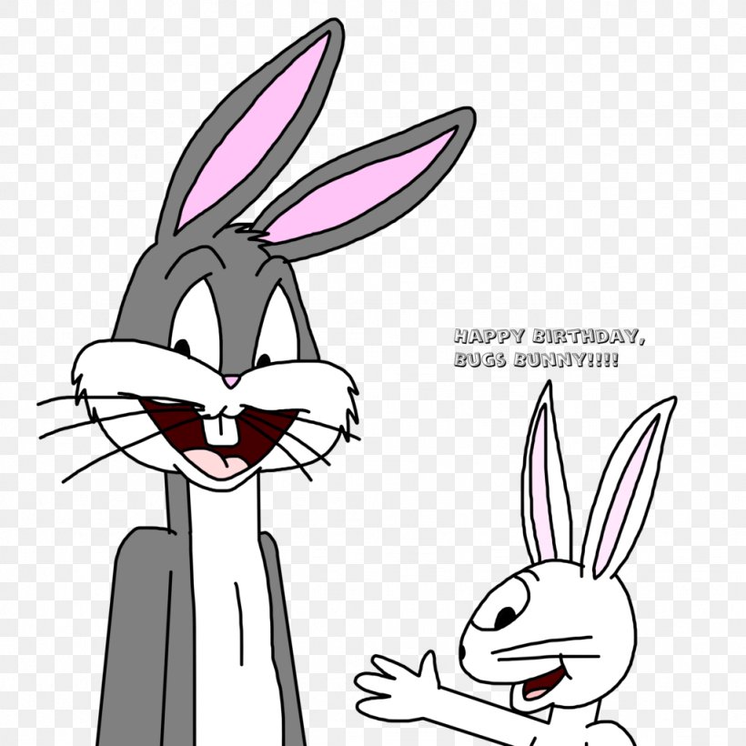 Bugs Bunny Domestic Rabbit Slowpoke Rodriguez Speedy Gonzales Tweety, PNG, 1024x1024px, Watercolor, Cartoon, Flower, Frame, Heart Download Free