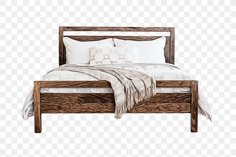 Furniture Bed Bed Frame Bedroom Wood, PNG, 1200x801px, Watercolor, Bed, Bed Frame, Bedding, Bedroom Download Free