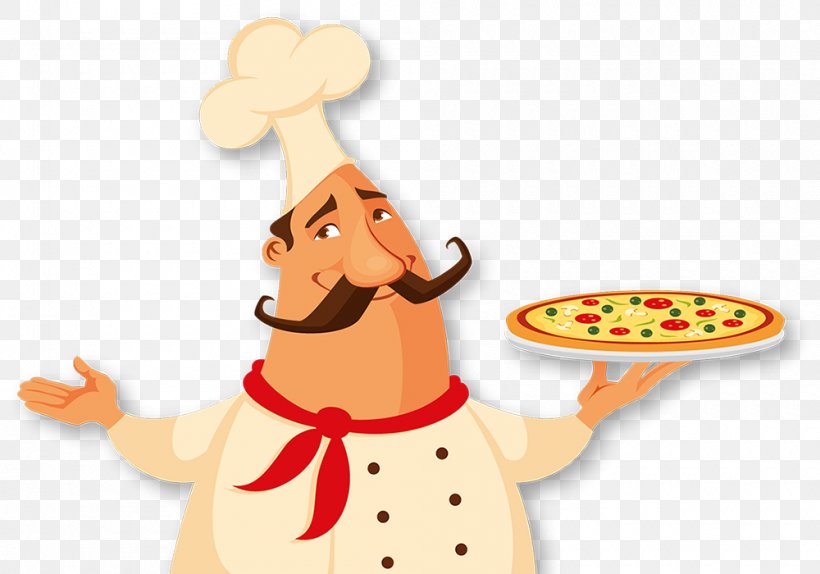 Pizzaiole Italian Cuisine Food, PNG, 1000x700px, Pizza, Art, Carnivoran, Cartoon, Chef Download Free