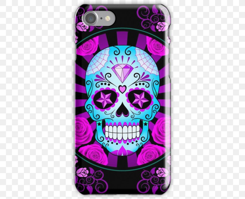 Calavera Day Of The Dead T-shirt Mexican Cuisine Skull, PNG, 500x667px, Calavera, Blue, Bone, Color, Day Of The Dead Download Free