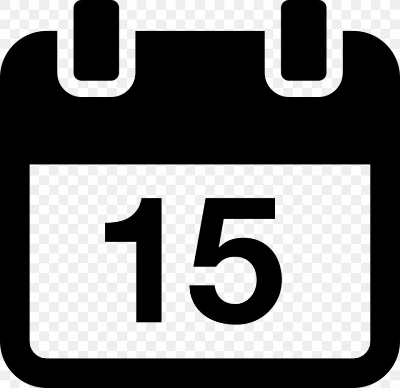 Calendar Date Symbol Logo, PNG, 980x952px, Calendar, Area, Black, Black And White, Brand Download Free