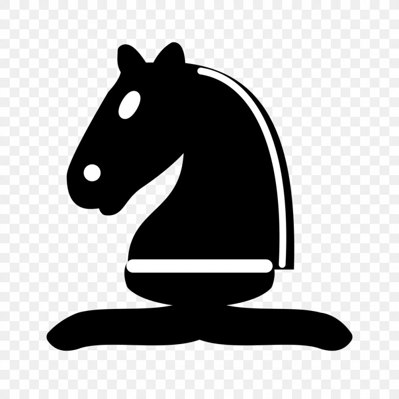Chess960 Knight Chess Piece Pawn, PNG, 1024x1024px, Chess, Bishop, Black, Black And White, Chess960 Download Free