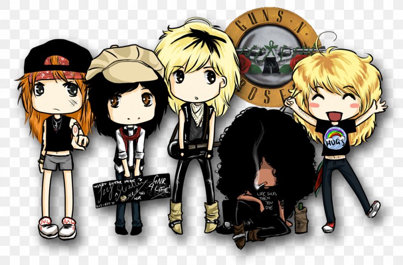 Guns N' Roses Musician Paradise City, PNG, 1024x674px, Watercolor, Cartoon, Flower, Frame, Heart Download Free