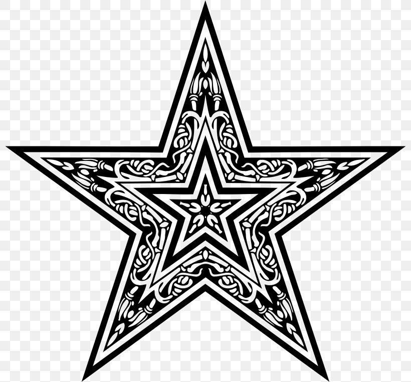 Star Clip Art, PNG, 800x762px, Star, Animation, Area, Black, Black And White Download Free