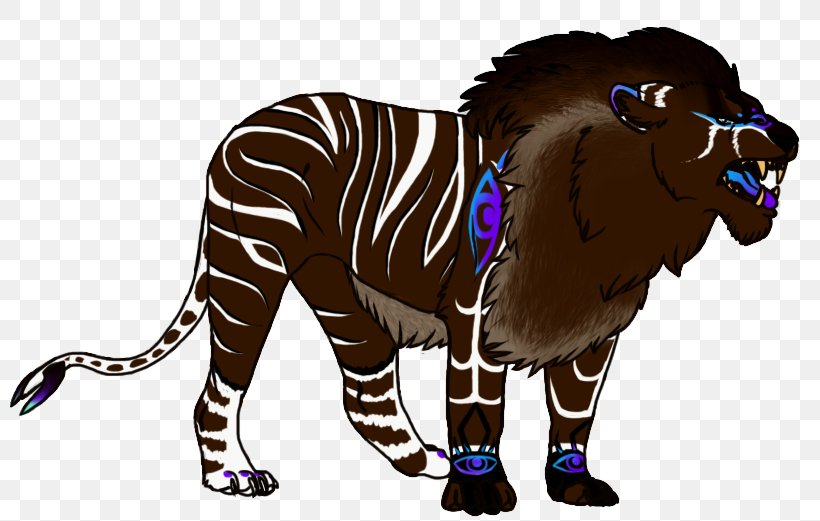 Tiger Cartoon Character Fiction, PNG, 800x521px, Tiger, Animal, Big Cats, Carnivoran, Cartoon Download Free