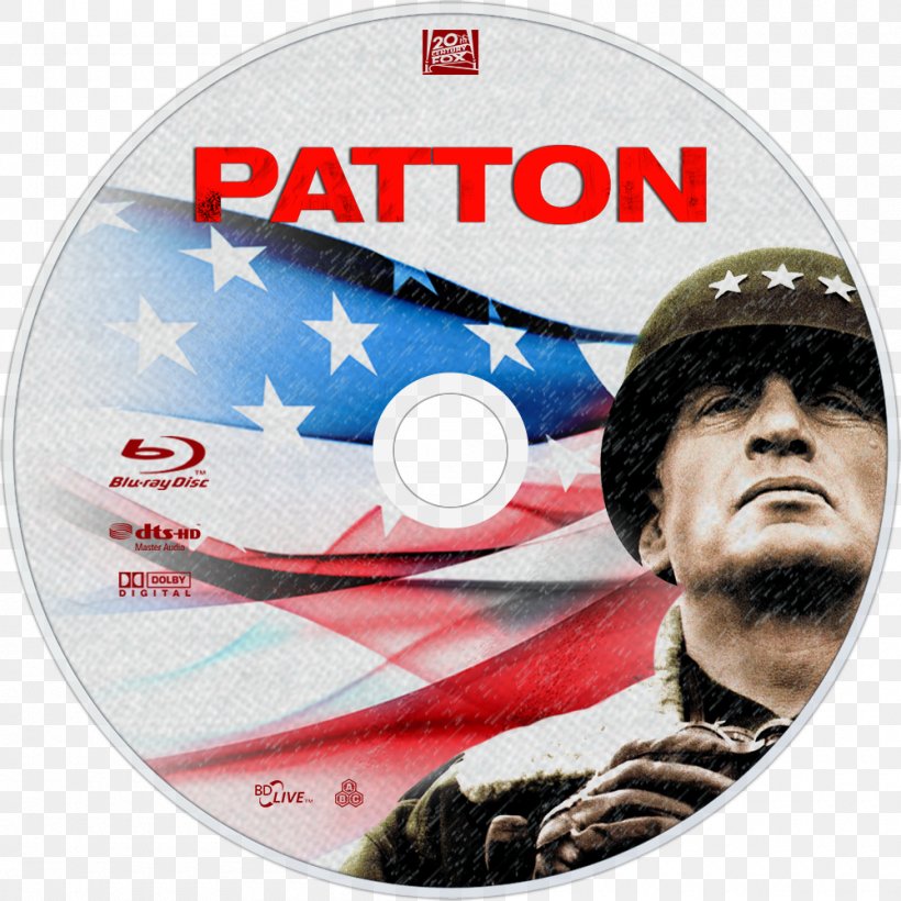 Blu-ray Disc Patton Compact Disc George C. Scott DVD, PNG, 1000x1000px, 20th Century Fox, Bluray Disc, Brand, Compact Disc, Disk Image Download Free