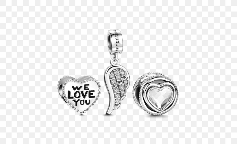 Locket Silver Charm Bracelet Jewellery Family, PNG, 500x500px, Locket, Body Jewelry, Brand, Charm Bracelet, Earring Download Free