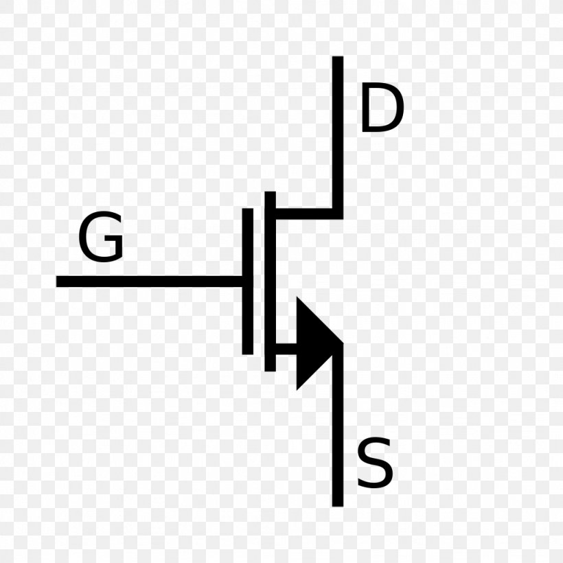 MOSFET Wiring Diagram Electronic Symbol JFET Electronic Component, PNG, 1024x1024px, Mosfet, Area, Black, Brand, Circuit Diagram Download Free