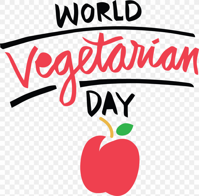 VEGAN World Vegetarian Day, PNG, 3000x2954px, Vegan, Cartoon, Fruit, Geometry, Line Download Free
