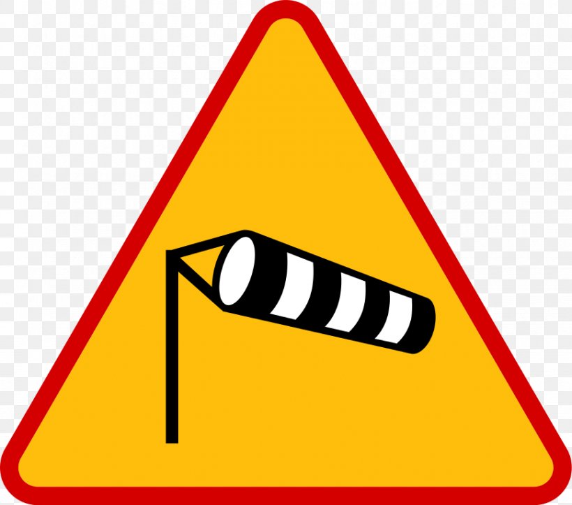 Warning Sign Traffic Sign Wind Poland, PNG, 870x768px, Warning Sign, Area, Bildtafel, Information, Poland Download Free