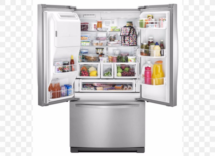 Whirlpool Corporation Refrigerator Freezers Door Home Appliance, PNG, 1280x928px, Whirlpool Corporation, Door, Drawer, Freezers, Home Appliance Download Free