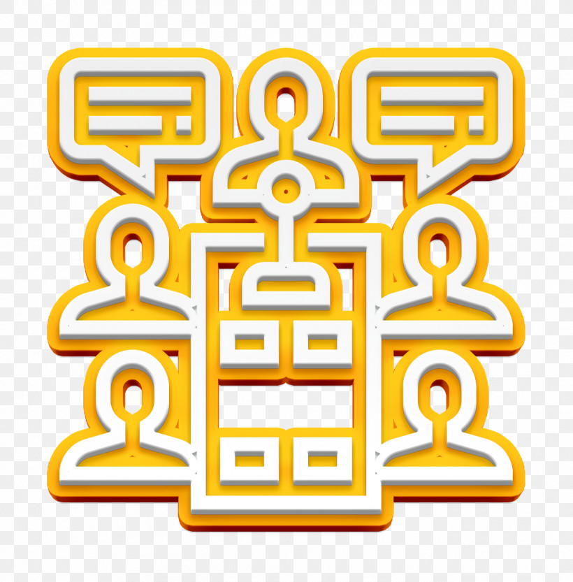 Conference Icon Interview Icon Group Icon, PNG, 1294x1316px, Conference Icon, Group Icon, Interview Icon, Line, Yellow Download Free