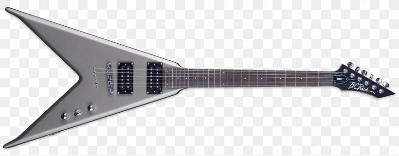 Electric Guitar Gibson Flying V B.C. Rich Warlock Metal Master, PNG, 1700x667px, Electric Guitar, Bc Rich, Bridge, Fret, Gibson Flying V Download Free