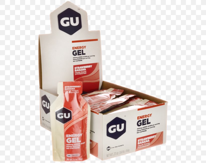 Energy Gel GU Energy Labs Dietary Supplement Nutrition Banana, PNG, 650x650px, Energy Gel, Banana, Caramel, Carbohydrate, Carton Download Free
