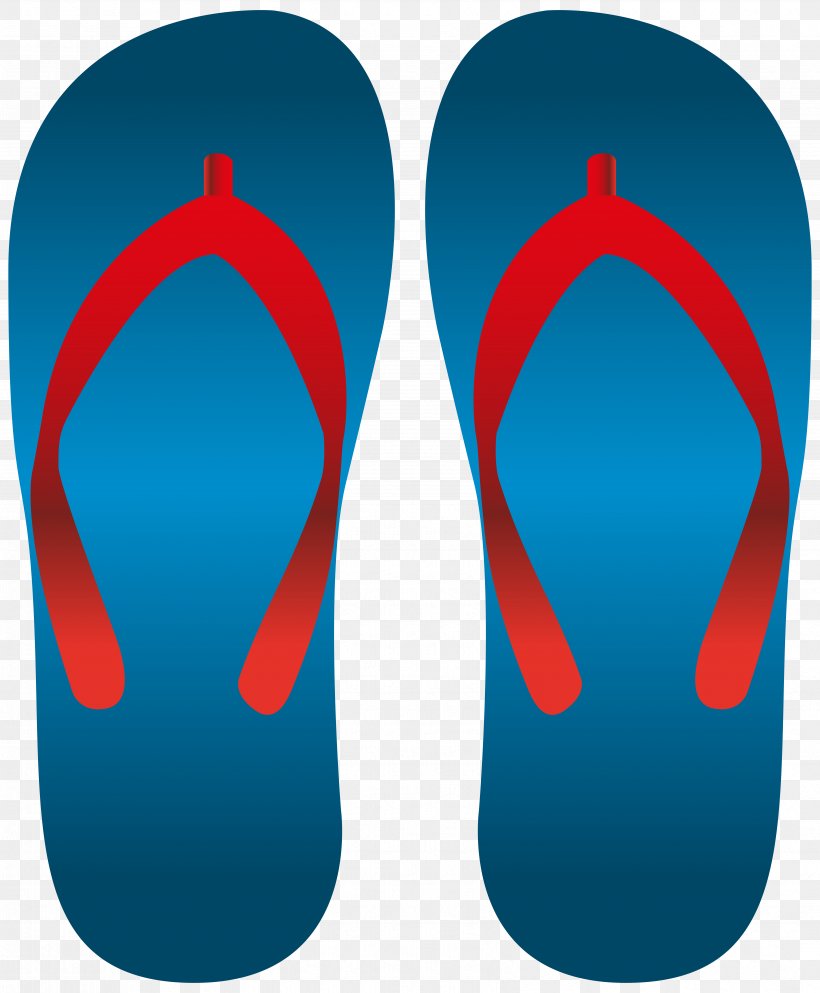 Flip-flops Blue Sandal Clip Art, PNG, 6604x8000px, Flipflops, Blue, Clothing, Electric Blue, Flip Flops Download Free