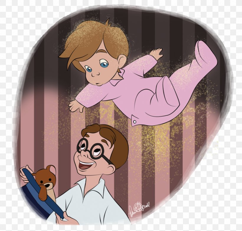 Wendy Darling Dr. John Darling Peter Pan Mary Darling Tinker Bell, PNG, 914x873px, Watercolor, Cartoon, Flower, Frame, Heart Download Free