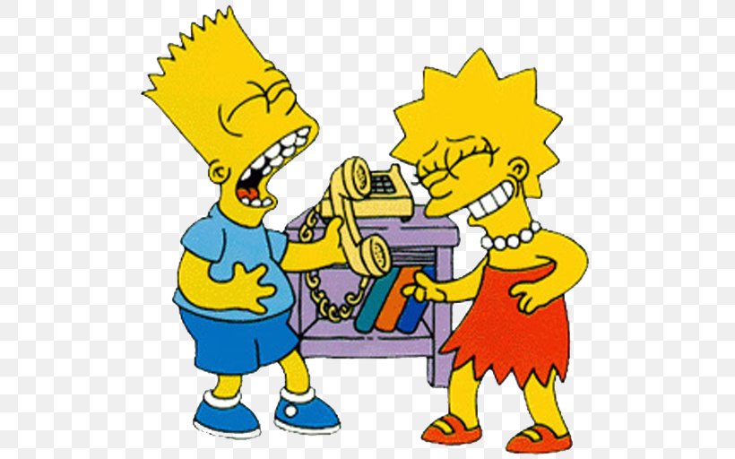 Bart Simpson Moe Szyslak Lisa Simpson Homer Simpson Prank Call, PNG, 512x512px, Bart Simpson, Area, Art, Artwork, Homer Simpson Download Free