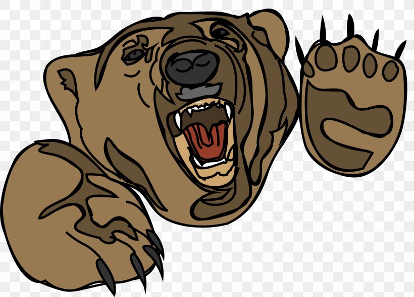 Brown Bear American Black Bear Giant Panda Clip Art, PNG, 2400x1728px, Bear, American Black Bear, Bear Attack, Brown Bear, Carnivoran Download Free