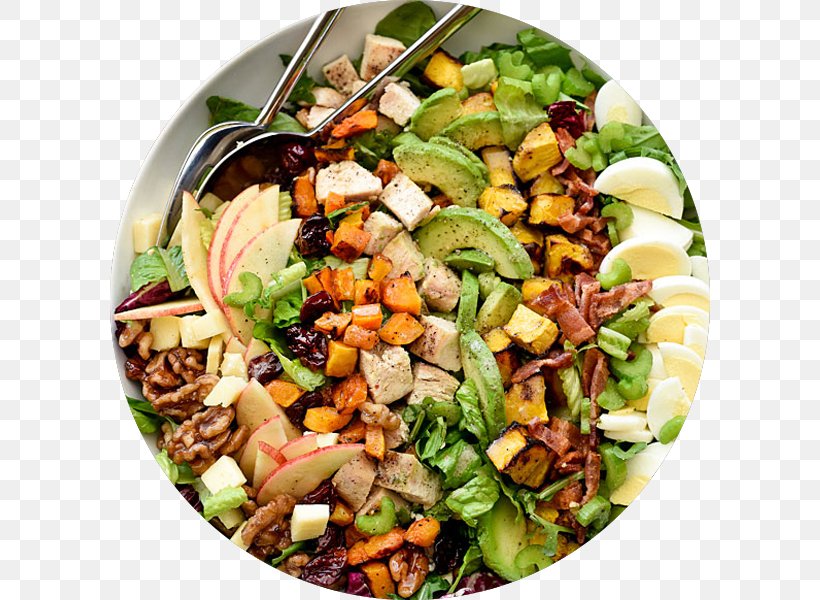 Cobb Salad Vinaigrette Caesar Salad Apple Cider Pasta Salad, PNG, 600x600px, Cobb Salad, Apple, Apple Cider, Autumn, Butternut Squash Download Free