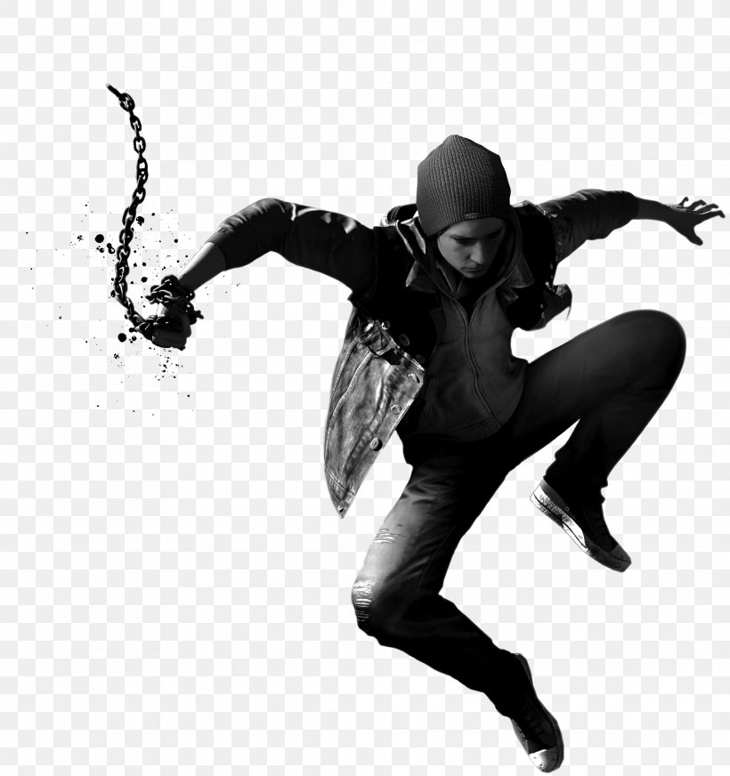 Infamous Second Son Video Game Desktop Wallpaper High-definition Television, PNG, 2232x2376px, Infamous Second Son, Black And White, Dancer, Delsin Rowe, Display Resolution Download Free