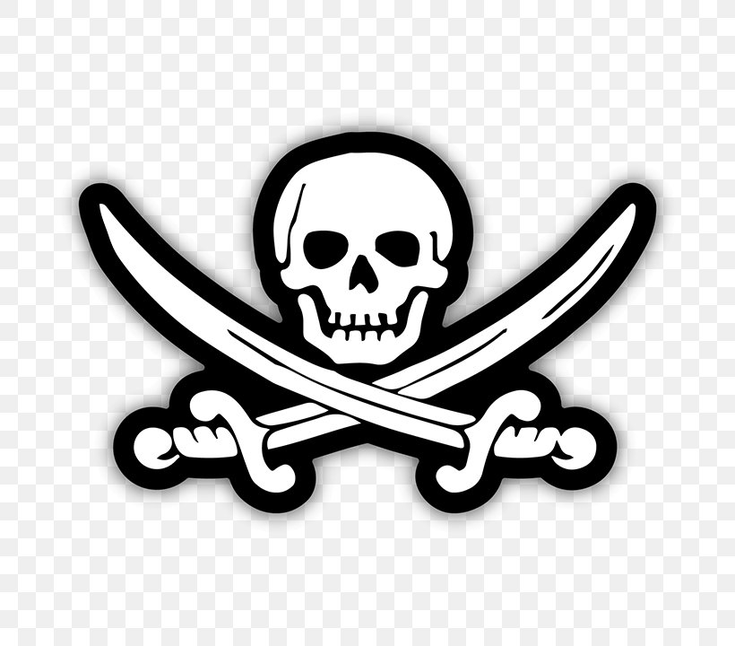 Jolly Roger Golden Age Of Piracy Flag, PNG, 720x720px, Jolly Roger, Automotive Design, Bartholomew Roberts, Black And White, Bone Download Free