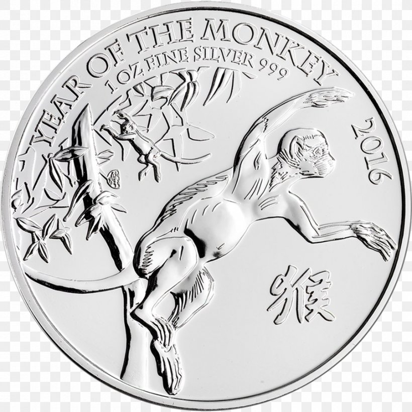 Royal Mint Silver Coin Bullion Lunar Series, PNG, 900x900px, Royal Mint, Australian Silver Kookaburra, Black And White, Body Jewelry, Bullion Download Free