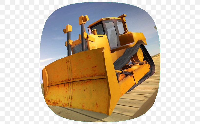 Bulldozer Drive 3D Hill Mania Cab Driving Mountain Taxi: Offroad Taxi Games Coin Mania: Free Dozer Games Tank Strike 3D, PNG, 512x512px, 3d Pool, 3d Pool Ball, Bulldozer, Android, Architectural Engineering Download Free