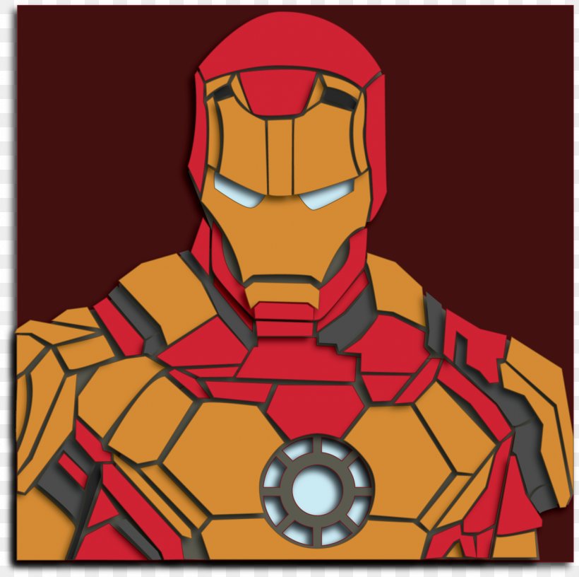 Iron Man Paper Art Mockup, PNG, 1280x1274px, Iron Man, Art, Avengers, Character, Deviantart Download Free