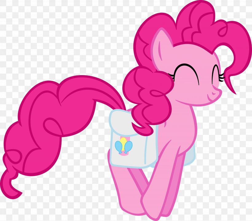 Pinkie Pie Pony Rainbow Dash Rarity Applejack, PNG, 4435x3903px, Watercolor, Cartoon, Flower, Frame, Heart Download Free