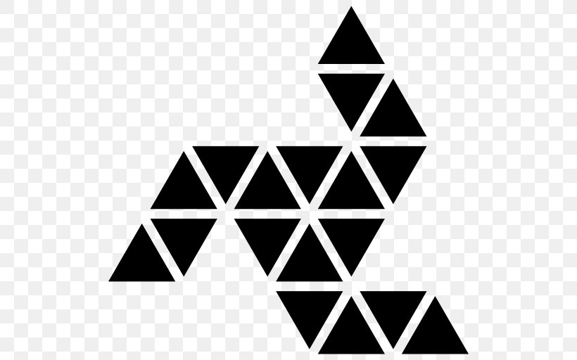 Regular Polygon Shape Hexagon Triangle, PNG, 512x512px, Polygon, Area, Black, Black And White, Brand Download Free