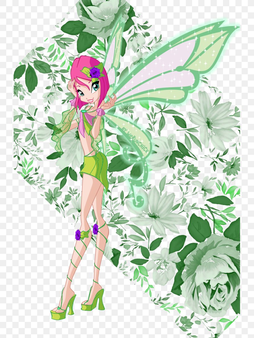 Tecna Bloom Fairy, PNG, 731x1092px, Watercolor, Cartoon, Flower, Frame, Heart Download Free