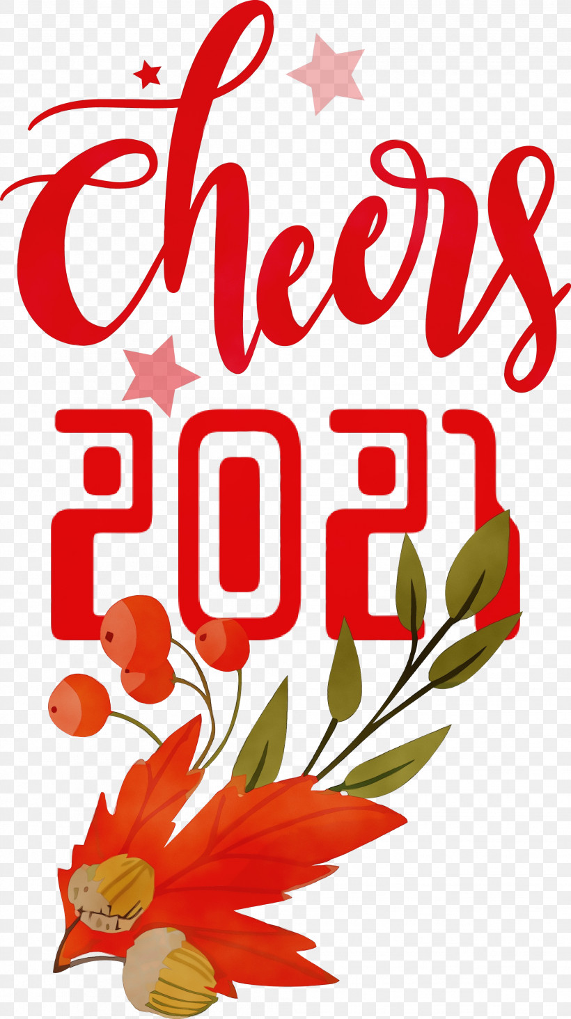 Floral Design, PNG, 1983x3541px, Cheers 2021 New Year, Floral Design, Line, Mathematics, Paint Download Free