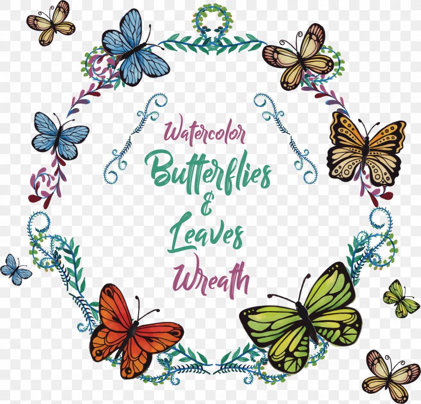Hand Painted Flower Rattan Butterfly Decorative Box, PNG, 2327x2235px, Butterfly, Brush Footed Butterfly, Butterflies And Moths, Clip Art, Floral Design Download Free