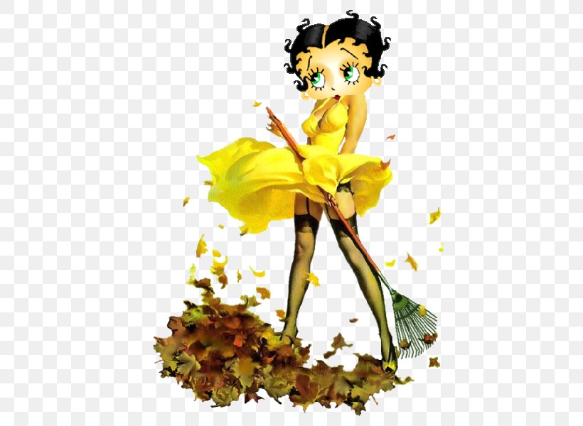 Betty Boop Painting Autumn, PNG, 600x600px, Watercolor, Cartoon, Flower, Frame, Heart Download Free