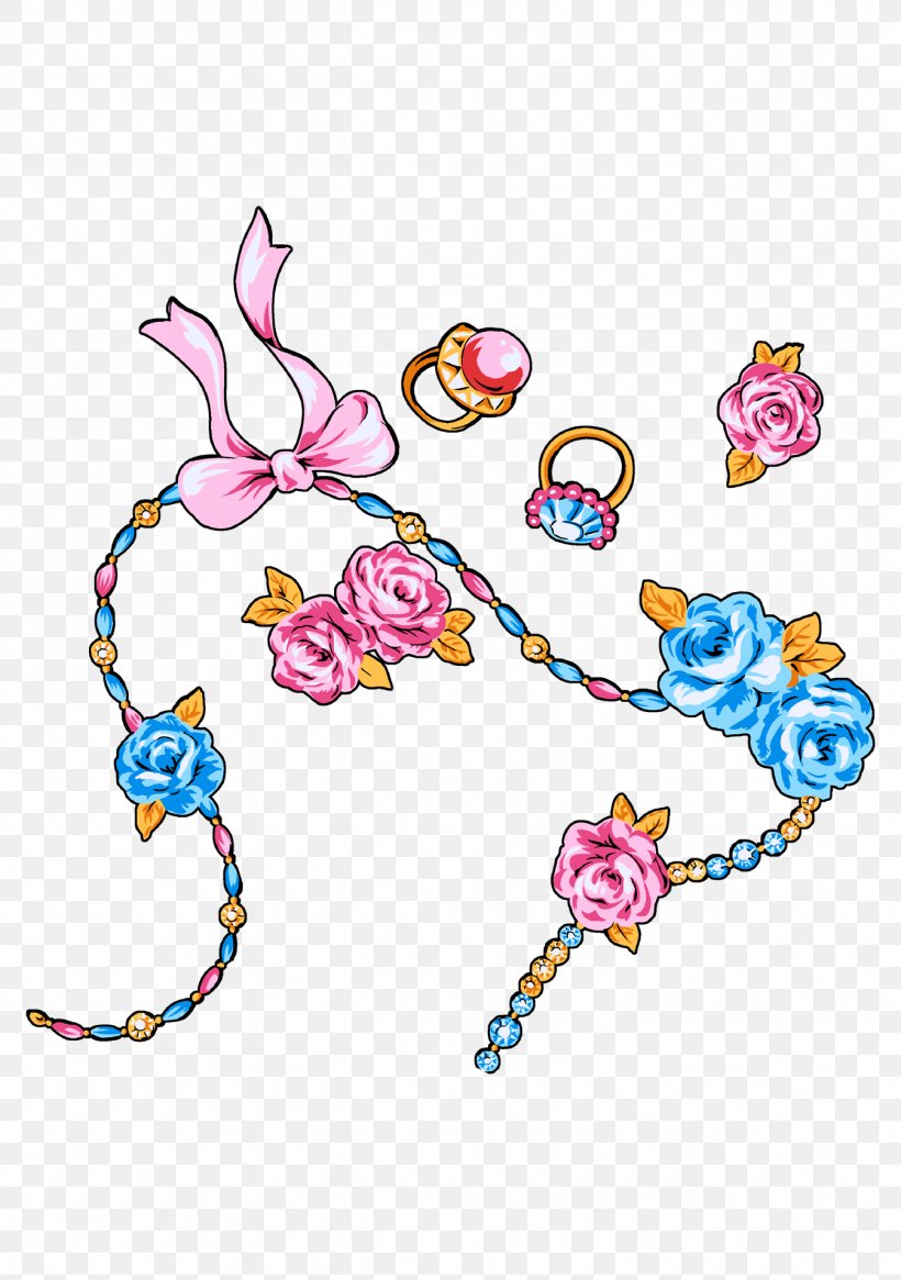 Necklace Cartoon Illustration, PNG, 1346x1913px, Necklace, Area, Art, Body Jewelry, Branch Download Free