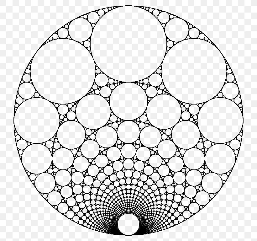 Apollonian Gasket Fractal Art Circle Mathematics, PNG, 768x768px, Apollonian Gasket, Area, Black And White, Circle Packing, Curvature Download Free