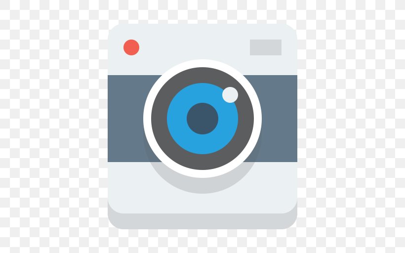 Camera Lens Photography Icon Design, PNG, 512x512px, Camera Lens, Blue, Brand, Flat Design, Icon Design Download Free