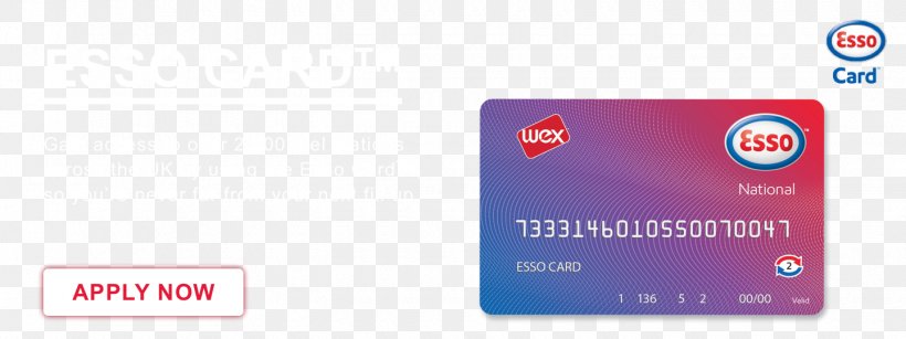 Fuel Card Esso Business Cards, PNG, 1440x540px, Fuel Card, Brand, Business, Business Cards, Credit Card Download Free