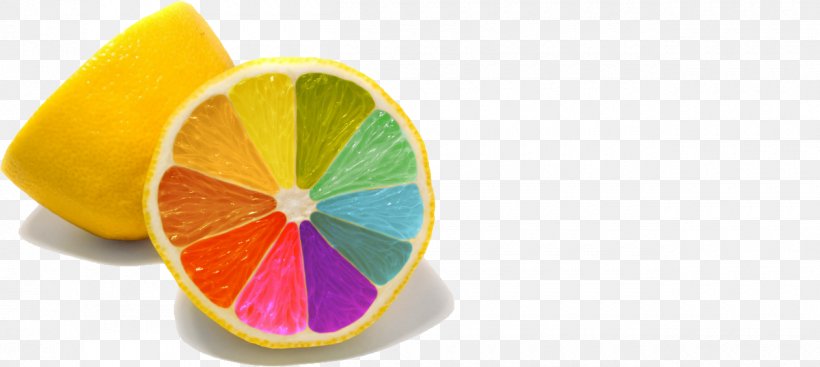 Lemon Juice Color Rainbow Food, PNG, 1260x565px, Lemon, Citrus, Color, Dish, Drink Download Free